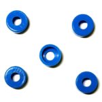 Blue color 5 mm and 10 mm trocar outer rubber caps for laparoscopic trocars and minimally invasive surgery