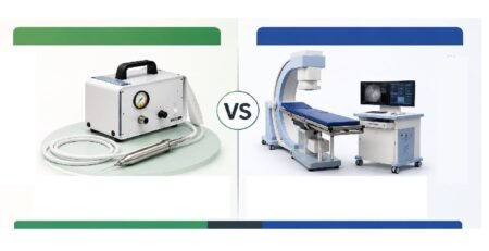Portable pneumatic lithotripter vs fixed lithotripter machine comparison for kidney stone treatment